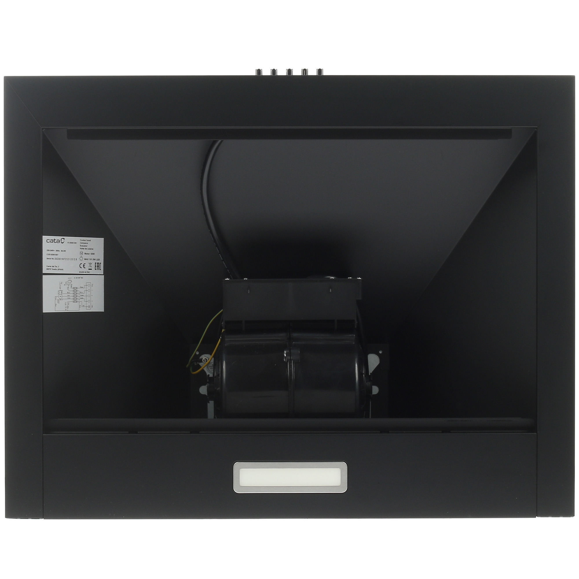 5344904 Вытяжка каминная Cata V3-S600 BK черный STDN-0061580 - Вид №6