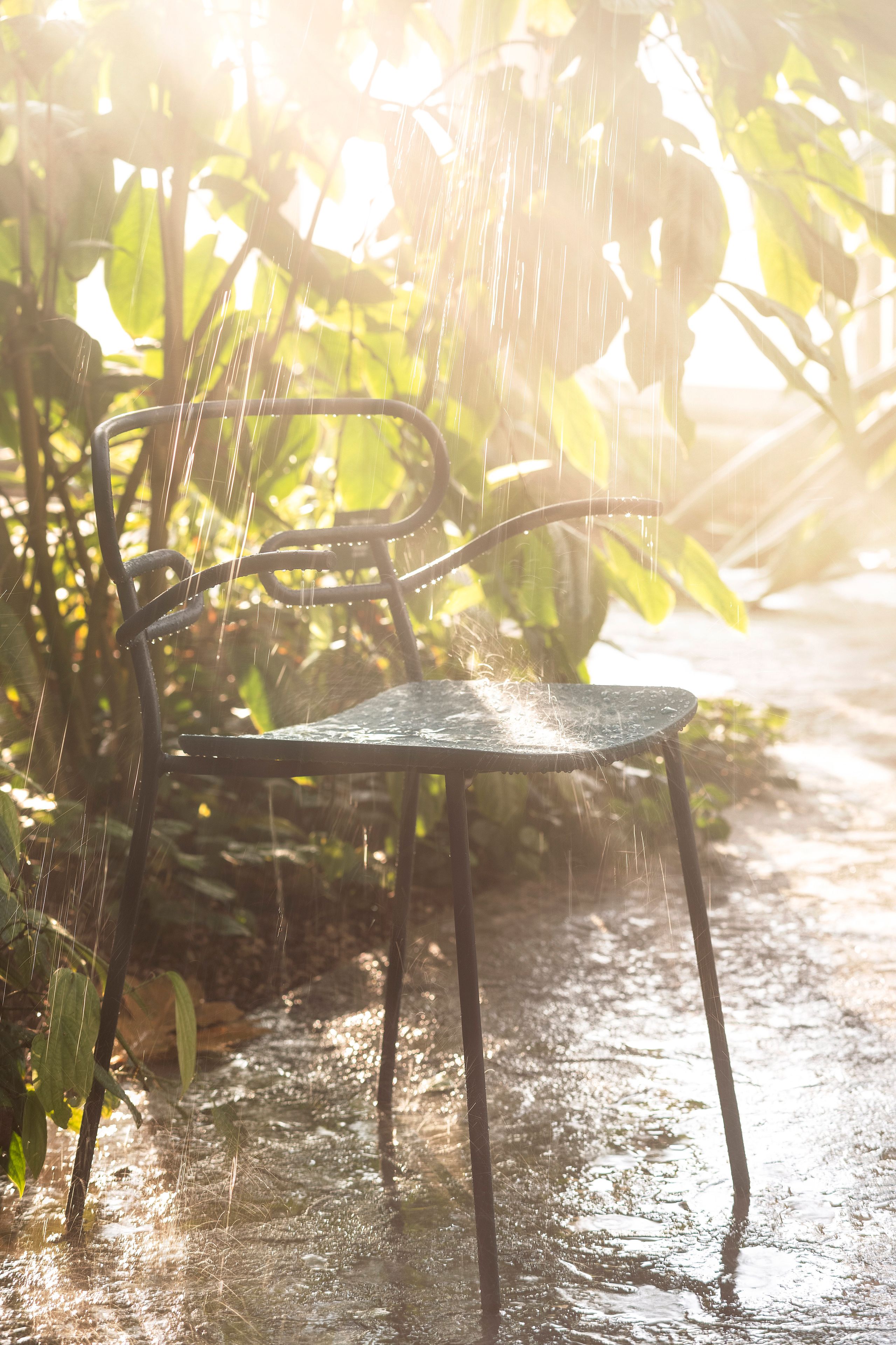 Металлический и полиуретановый стул с подлокотниками TrabA' Генуя ARCH-00122087 - Вид №4