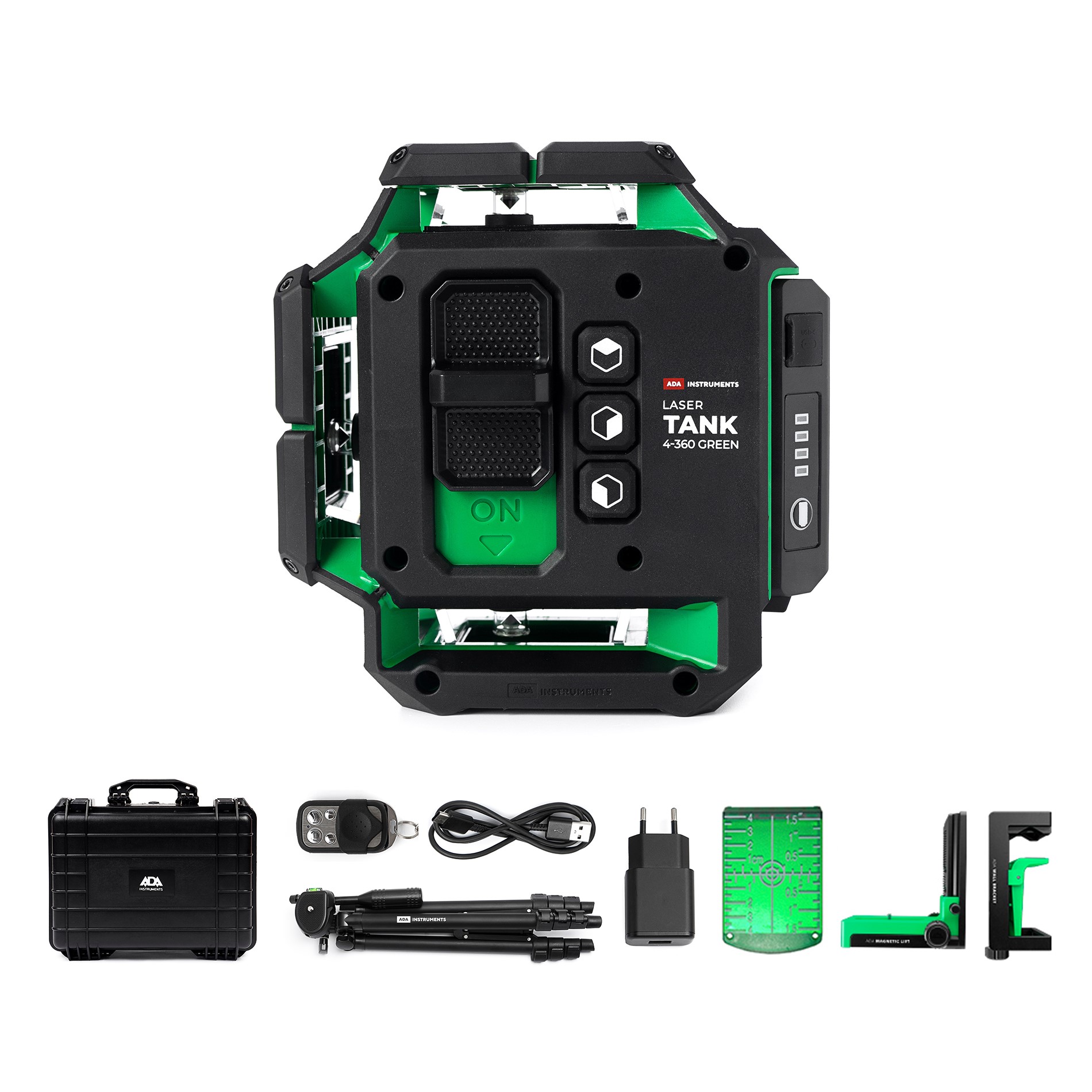 Лазерный нивелир ADA LaserTANK 4-360 GREEN Ultimate Edition 5485388 STDN-0140087 - Вид №6