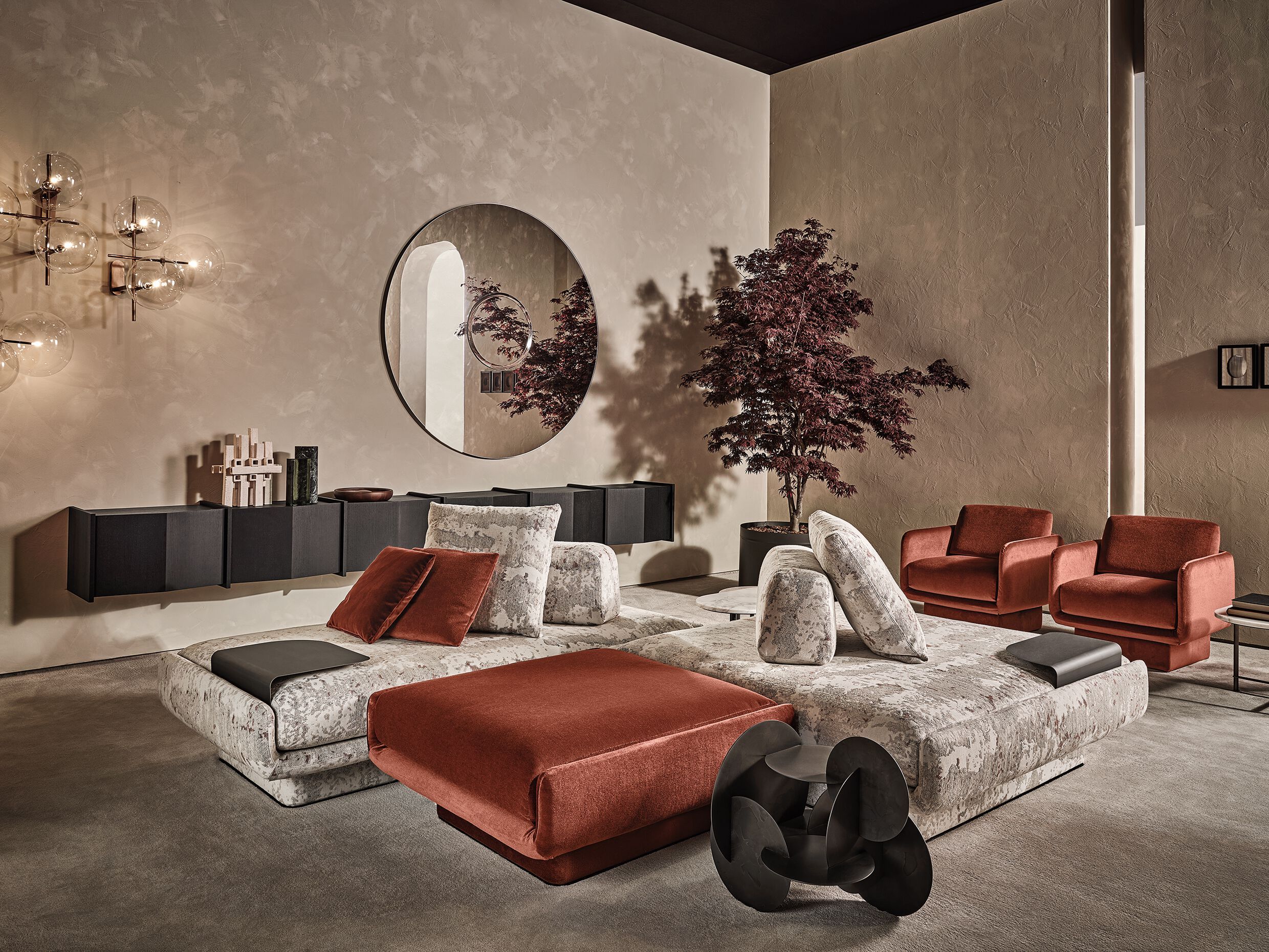 Деревянный шкаф с распашными дверями Gallotti&Radice двугранный ARCH-00013491