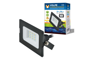 16041638 Светодиодный прожектор ULF-Q513 10W/BLUE IP65 220-240В BLACK UL-00005812 Volpe