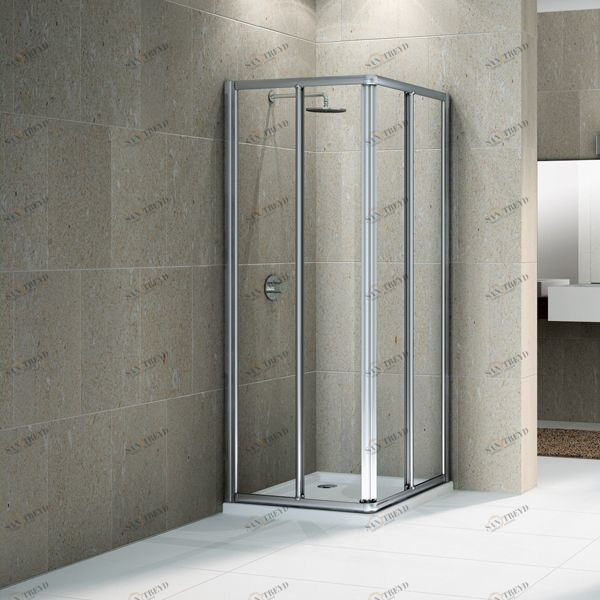Novellini. Душевой уголок 102x102 см A с серебристым профилем STAR NSTARA96L1BNSTARA96L1B