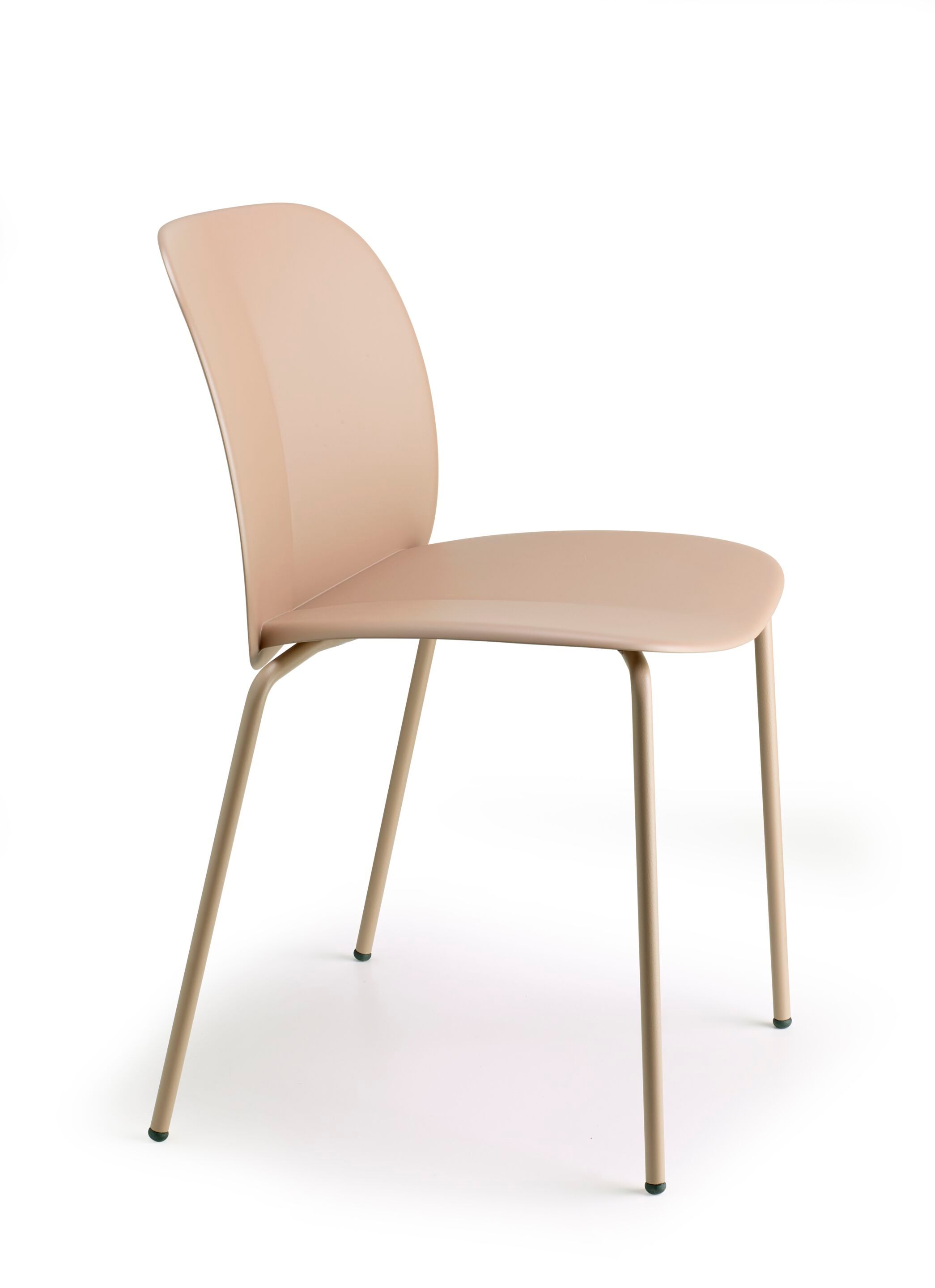 Рециркулированный пластиковый стул с металлическими ножками S-CAB Mentha ARCH-00141458