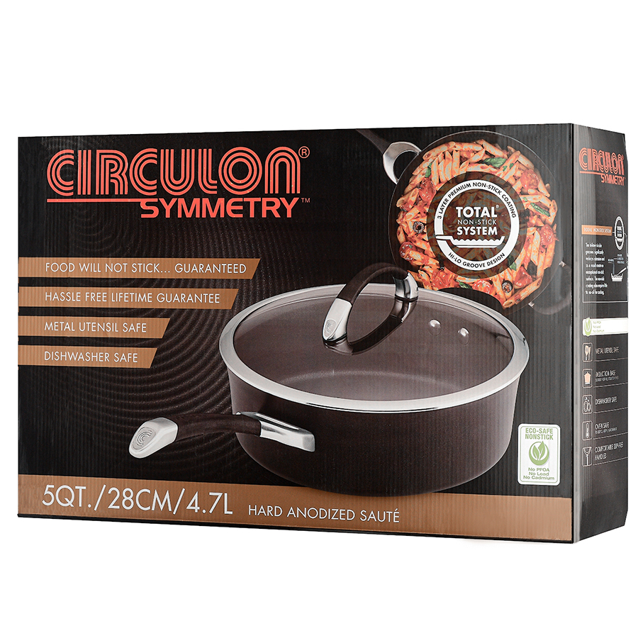 R84008 Сотейник с крышкой , symmetry, 4,7 л CIRCULON  - Вид №2