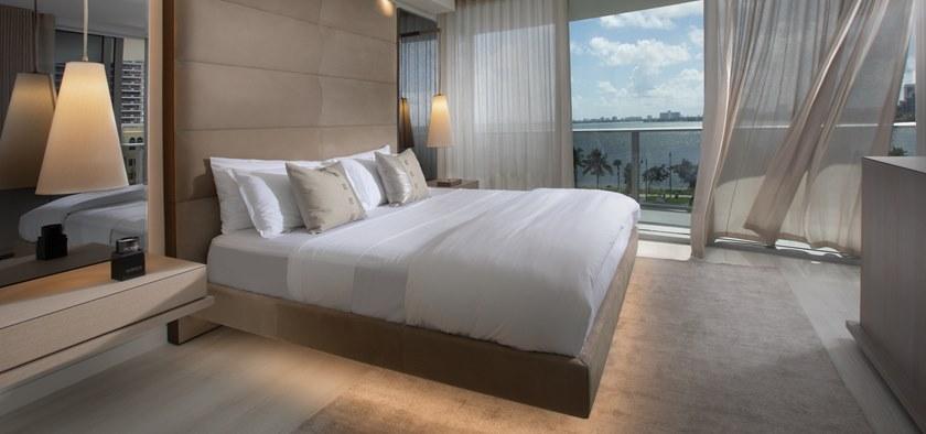 MORADA Кожаная кровать King size с высоким изголовьем Heaven Heaven bedos - Вид №3