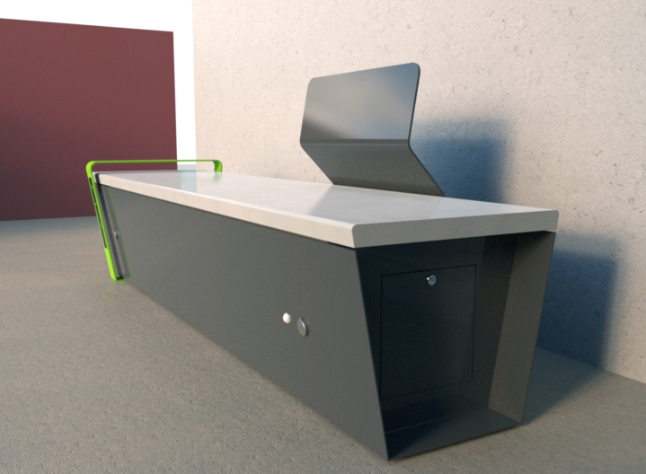 Smart Bench Details Lab23 Скамейки  - Вид №5
