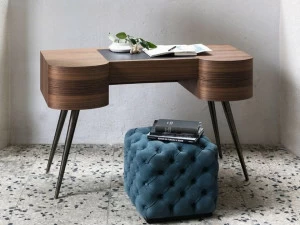 Porada Стол из орехового дерева с ящиками Iron