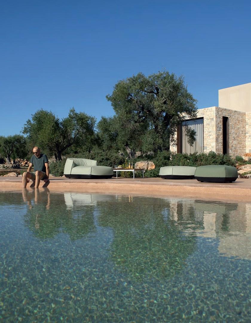 Kristalia Садовое кресло Sunbrella® с подлокотниками Brioni outdoor sun-id-1367911 - Вид №7