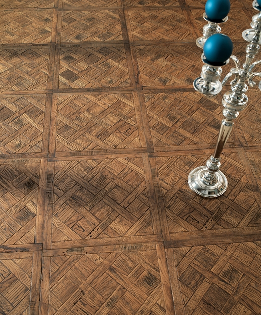 Quad25 Tifernoit Версаль - балки из регенерированного дуба, коричневая патина. Parquet - Вид №2
