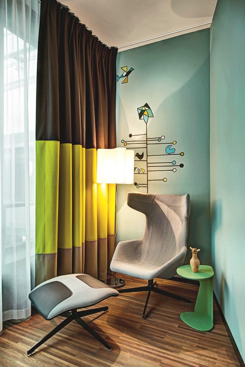 Moroso Поворотная кожаная подставка для ног с 4 спицами Take a line for a walk sun-id-1493885 - Вид №3