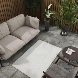 Циновка Дели 80x120 см полипропилен 84216_53311 цвет бирюзовый