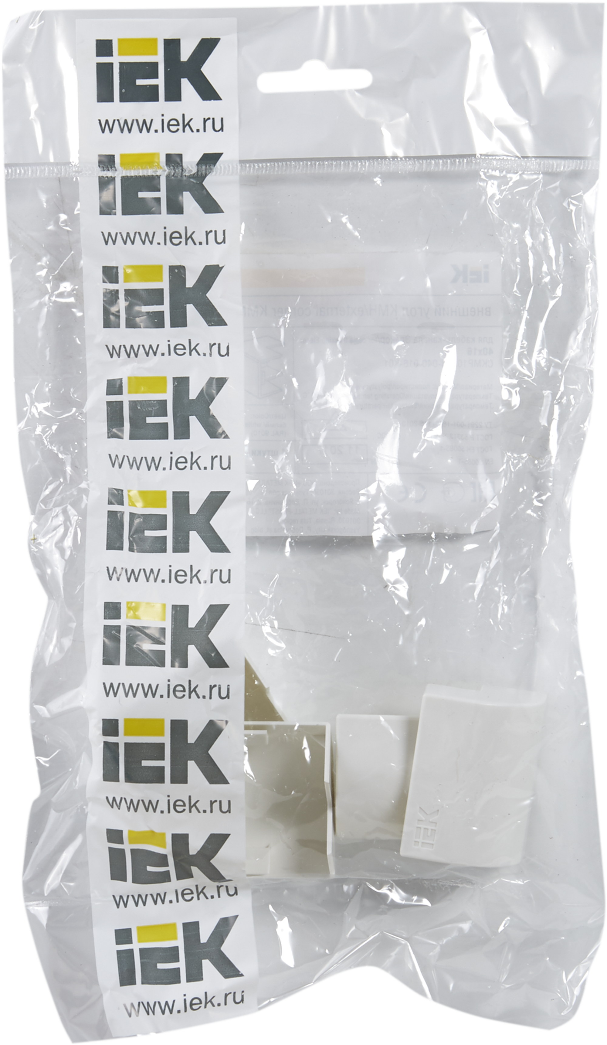 82377780 Угол внешний для кабель-канала КМН 40х16 мм цвет белый 4 шт. STLM-0025814 IEK  - Вид №2