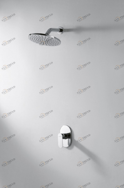 Встраиваемый смеситель для душа GINA F865104C-B bravat