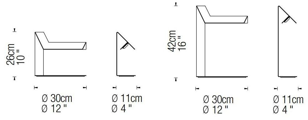 fambuena Светодиодная настольная лампа Plié 9107 / 9108 Plie - Вид №6