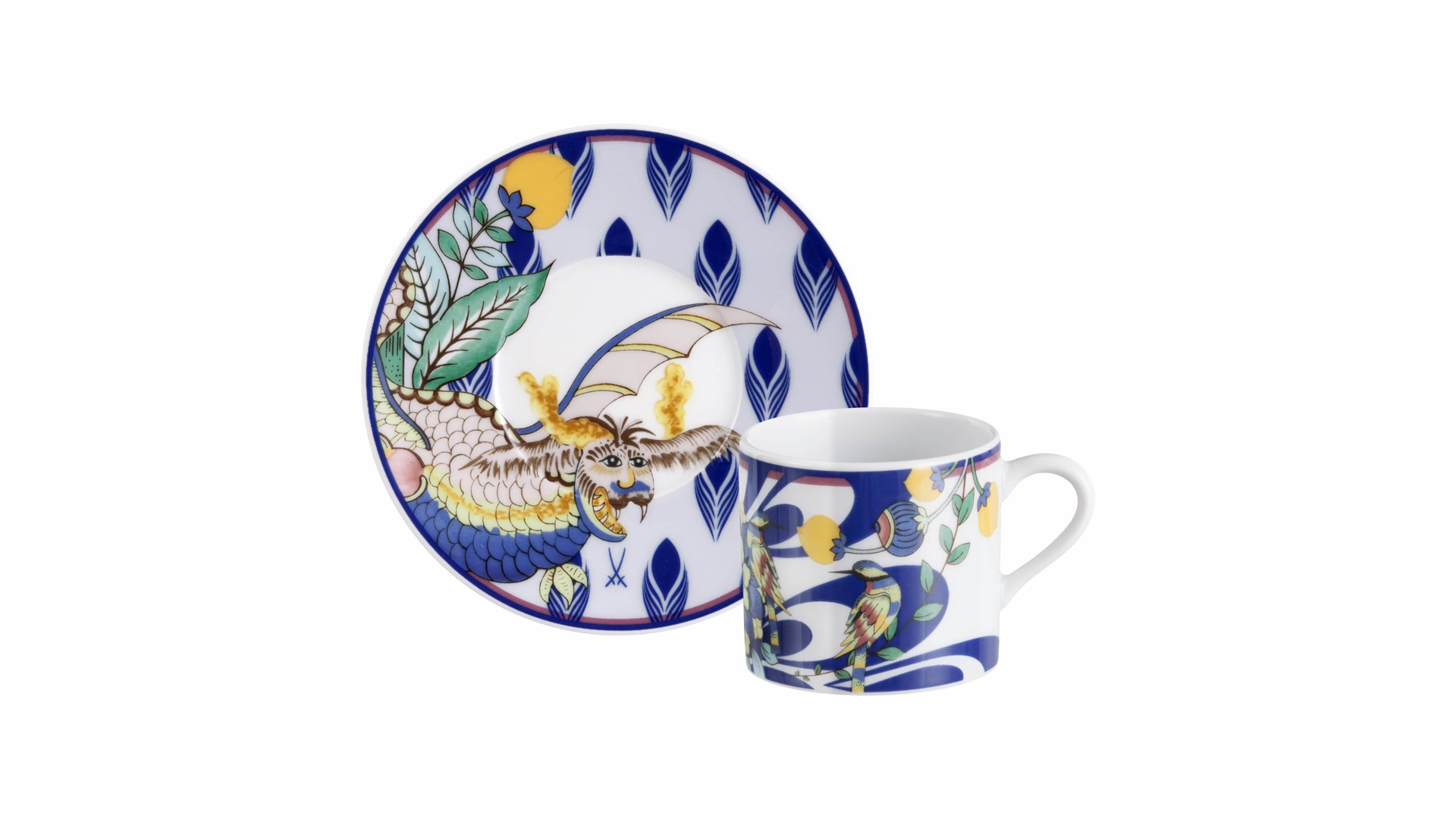 10663822 Meissen Чашка для эспрессо Meissen "Коллаж. Мистический сад" 50мл, п/к Фарфор  - Вид №2