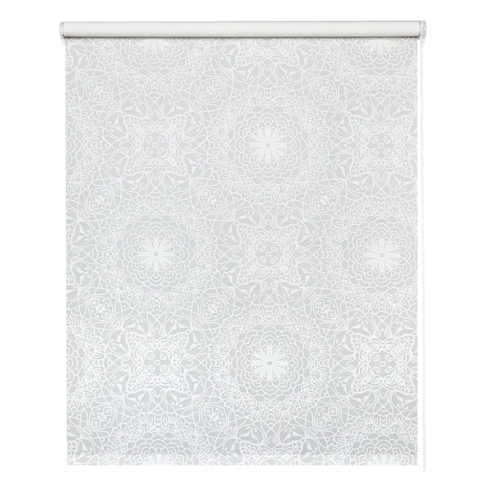 MIAMOZA Рулонная штора Калейдоскоп белая 140×175 см 84589269 STLM-0052534