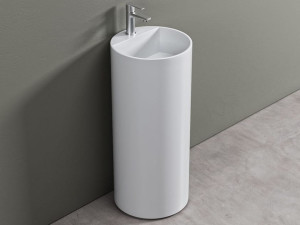 Круглая отдельно стоящая раковина Corian®