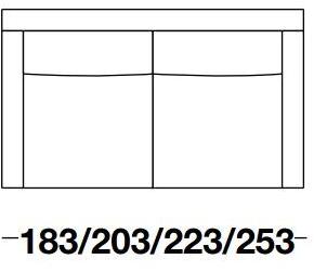 Frigerio Salotti 4-х местный тканевый диван с подголовником James sun-id-1482152 - Вид №3