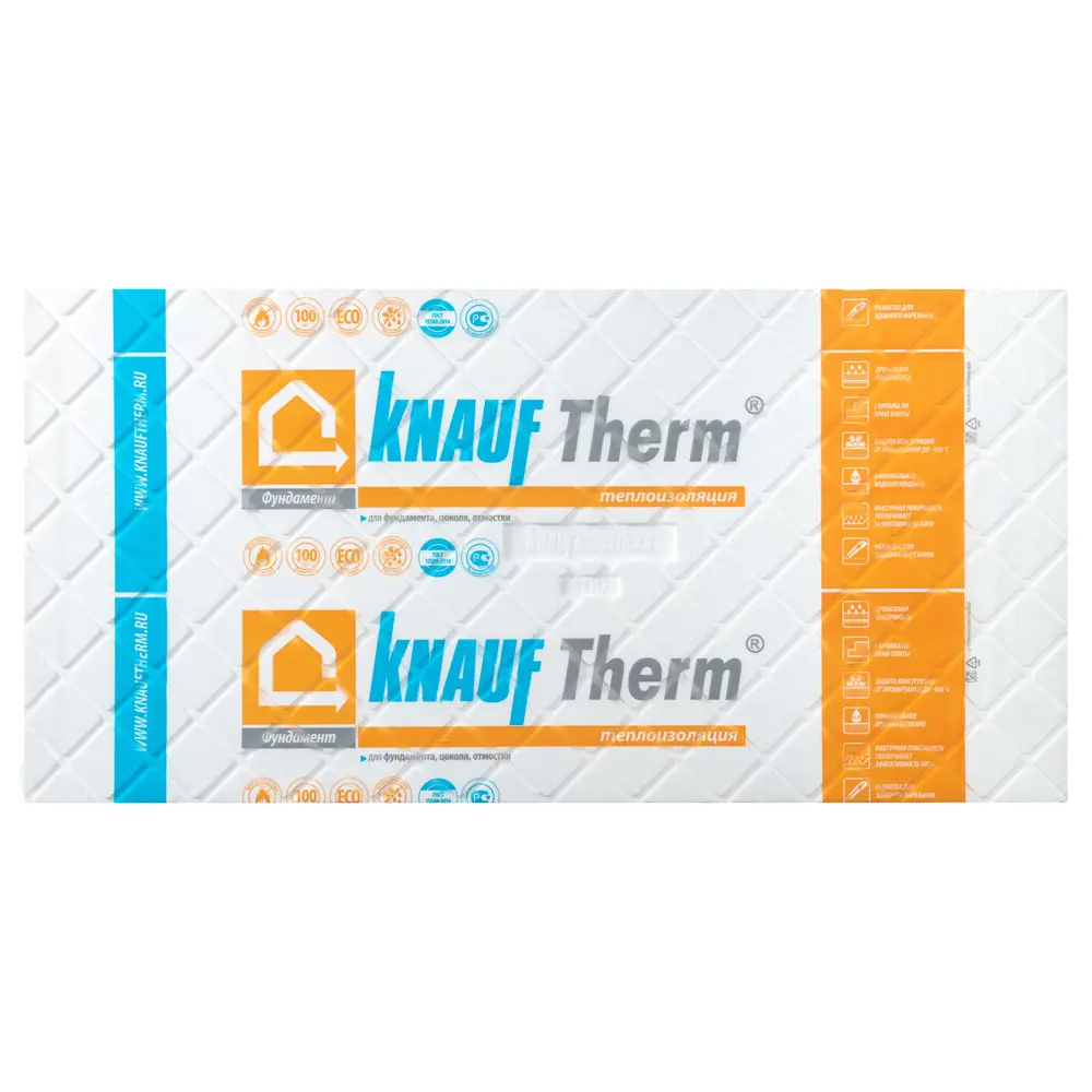 Пенополистирол Knauf Therm Фундамент 100x615x1215 мм 82796189 STLM-2181653  - Вид №3