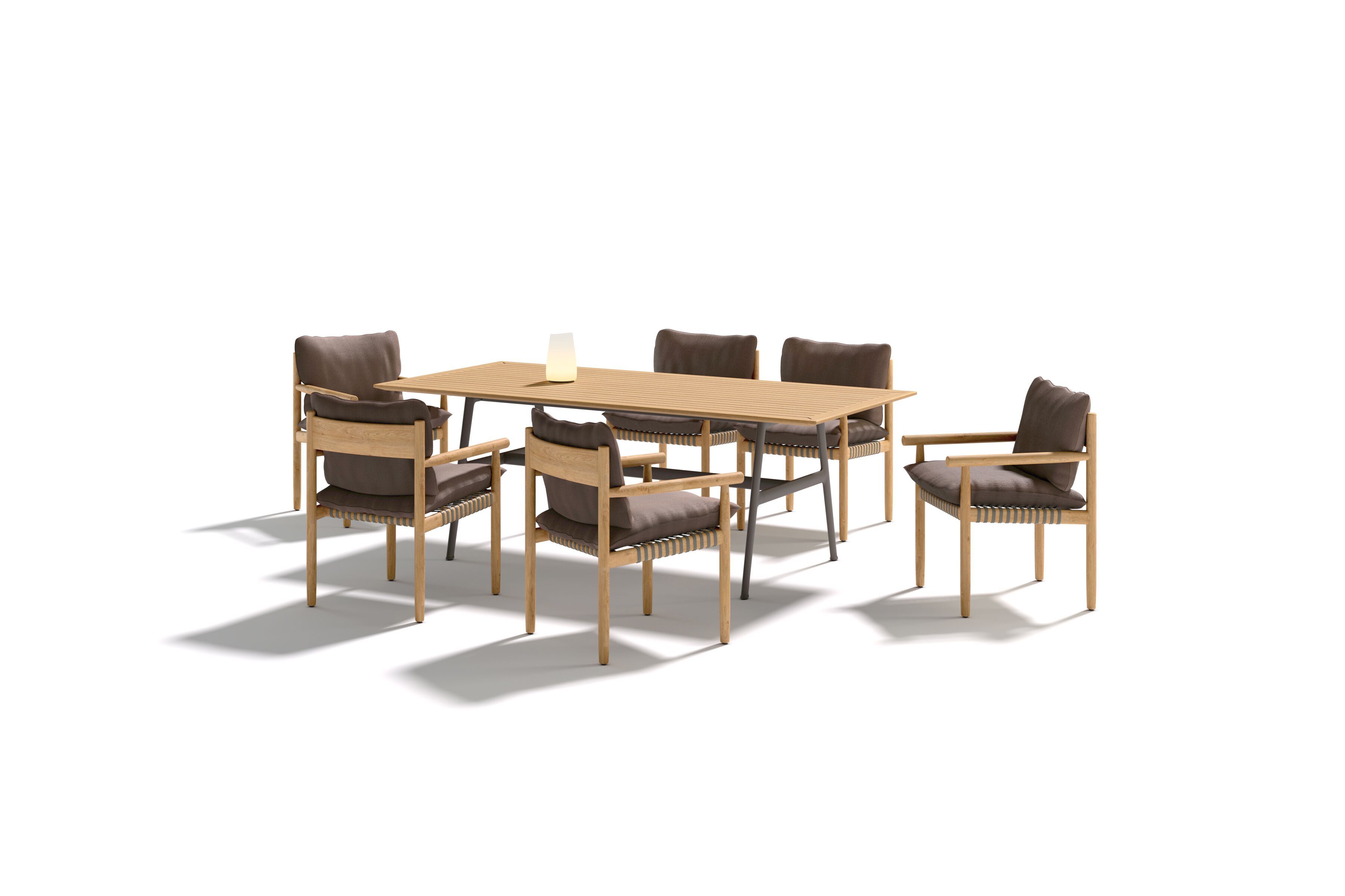 Прямоугольный садовый стол из тикового дерева DEDON TIBBO ARCH-00129262 - Вид №3