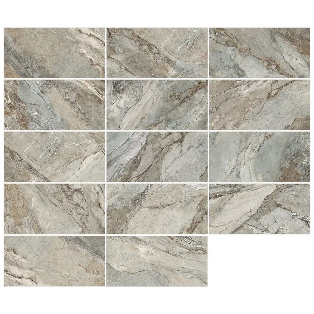 Глазурованный керамогранит Alma Ceramica Geotiles 40 60x120 см 1.44 м² матовый цвет бежевый 89458844 STLM-2195828 - Вид №2