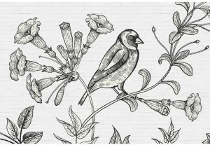 Architects Paper Бумажные обои с цифровой печатью и цветочными мотивами Walls by patel