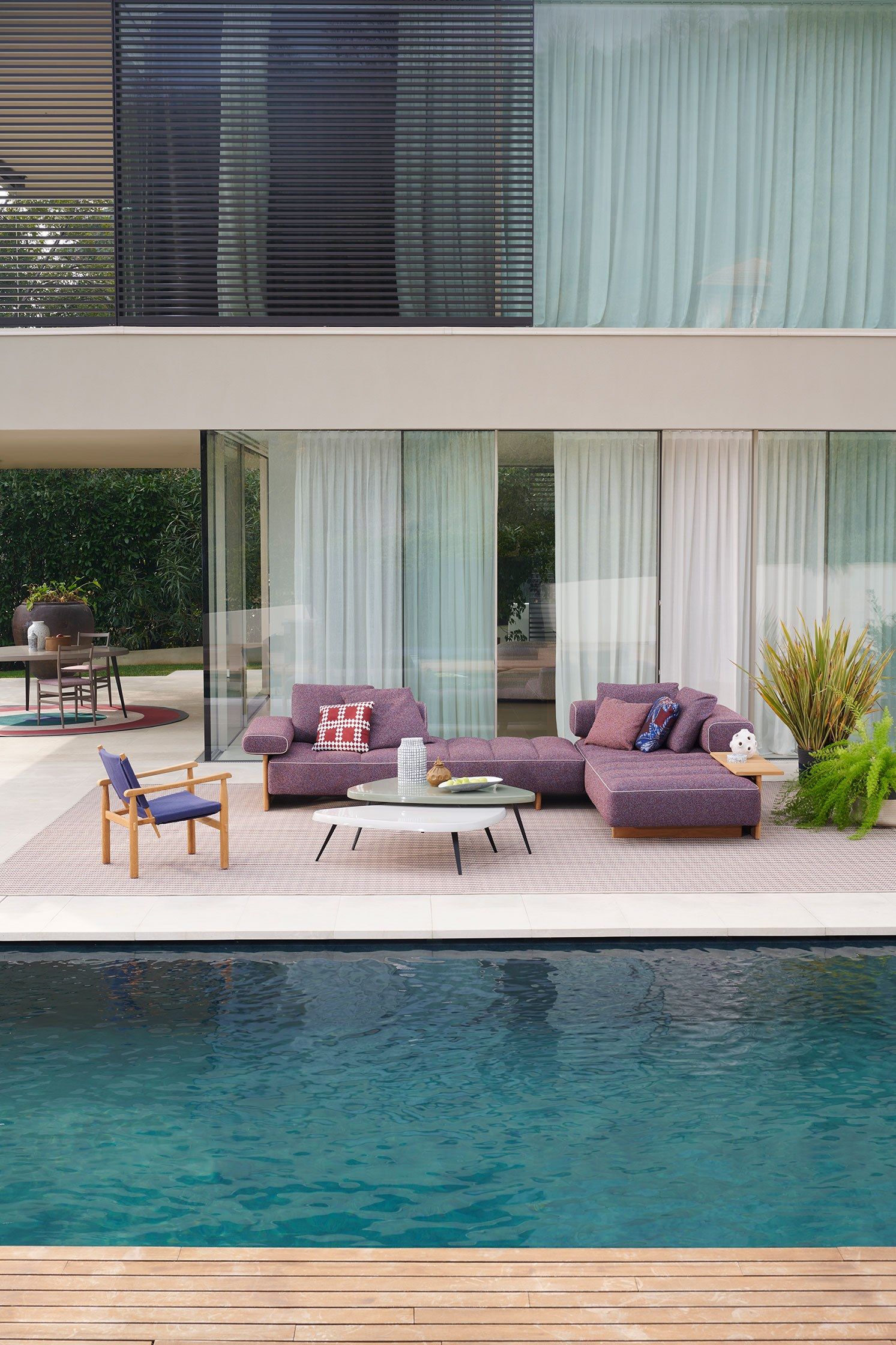 Садовый стол с многослойной столешницей CASSINA Mexique ARCH-00065166 - Вид №7