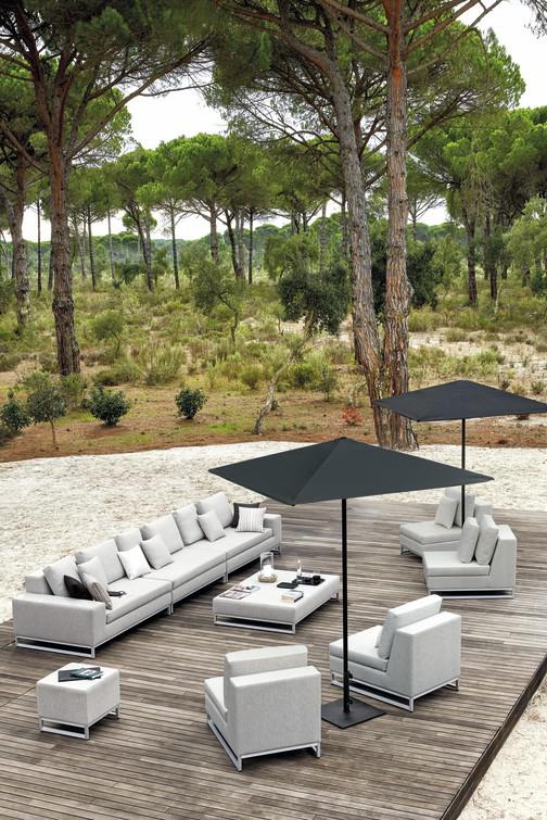 MNST414 Диван фиксированный лотос воробей 290 Manutti Zendo - Вид №9