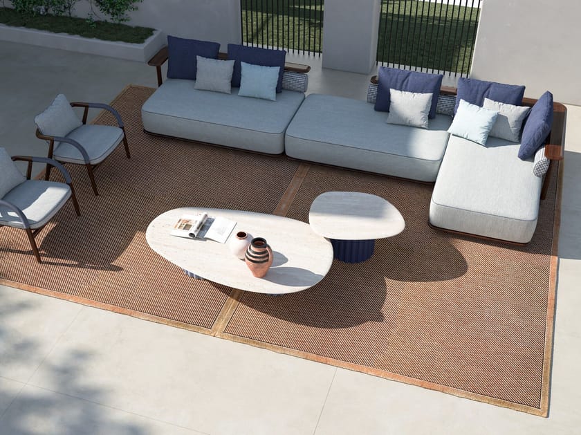 Тканевый модульный садовый диван CPRN HOMOOD Shapes Outdoor ARCH-00060483