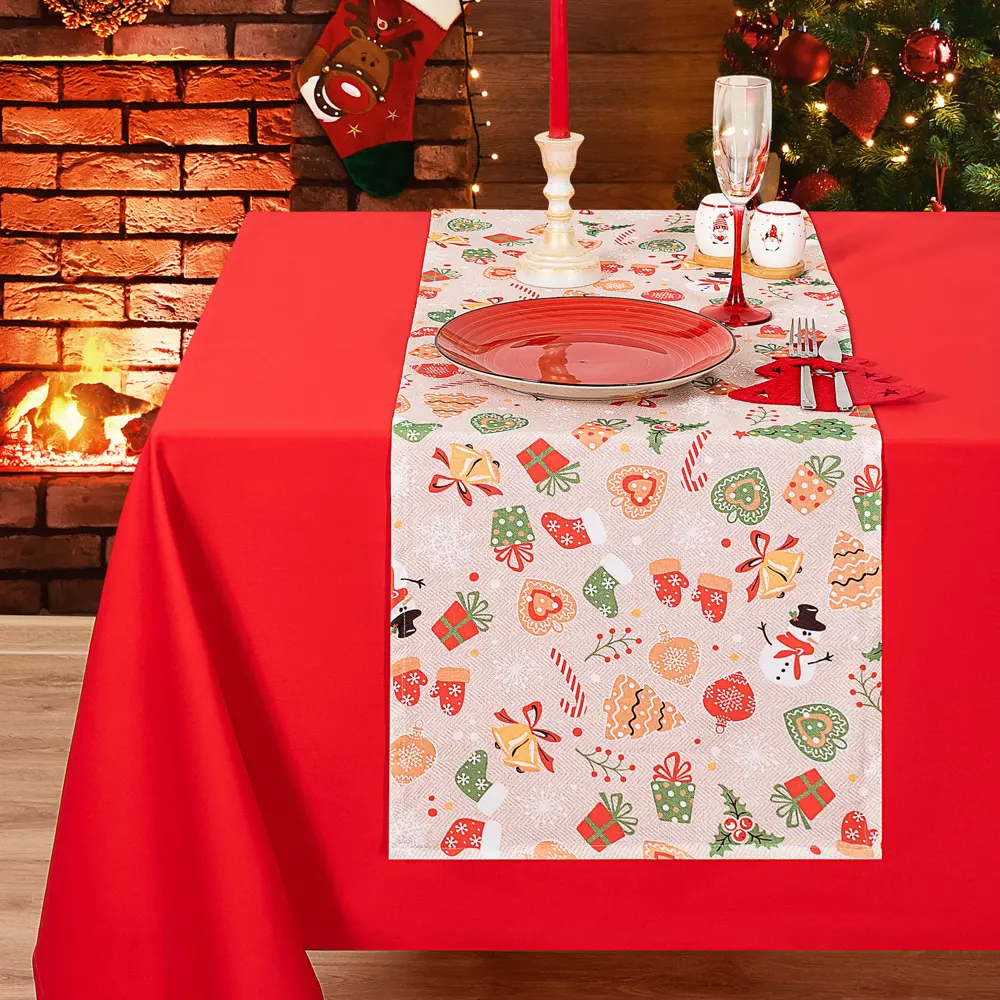 Дорожка Altali Канди прямоугольная 40x140 см цвет бежевый STLM-2027265