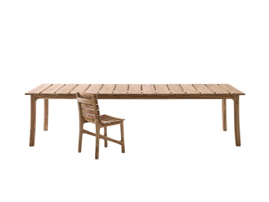Прямоугольный садовый стол из тикового дерева RODA Teseo ARCH-00070254 - Вид №11