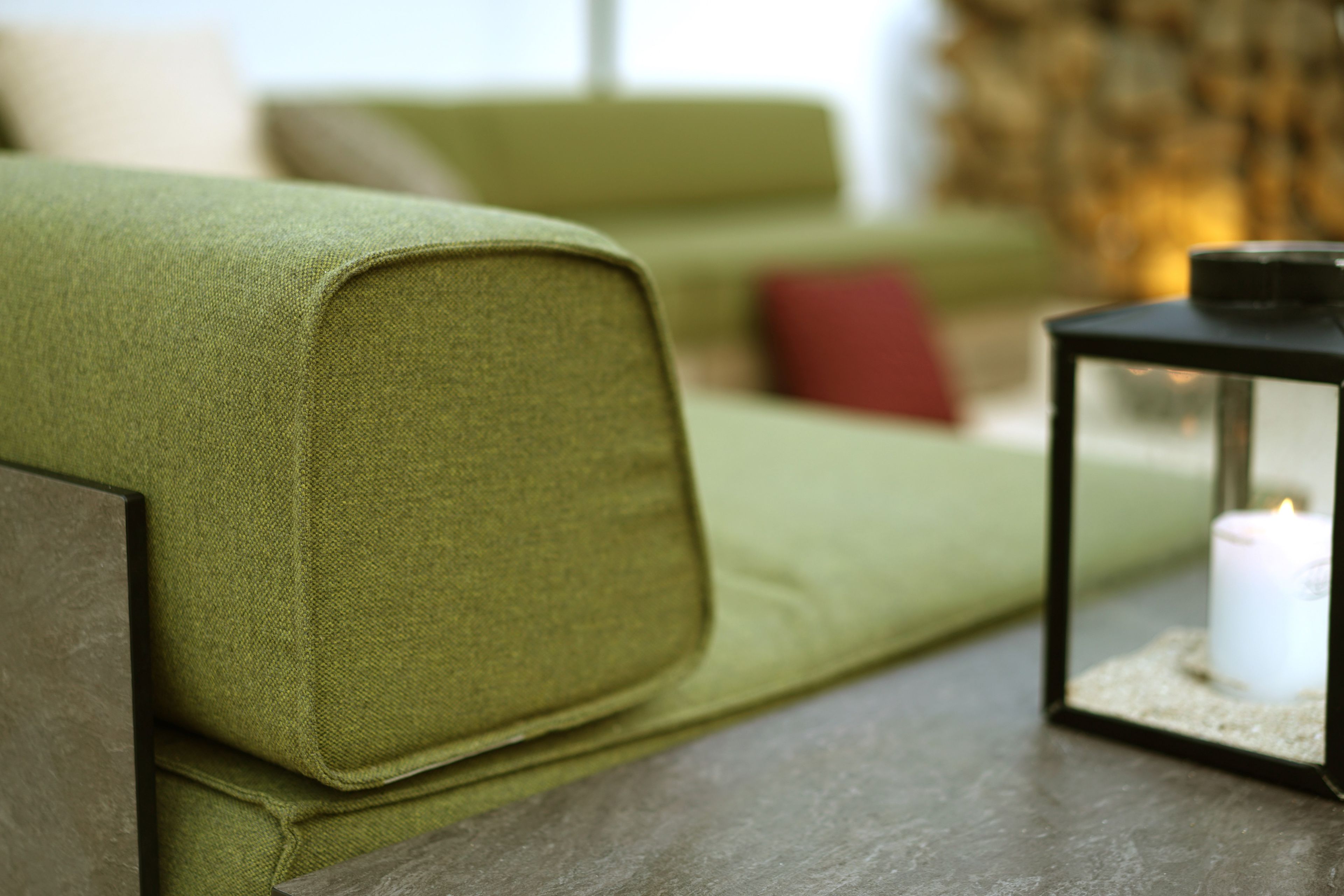 Угловой садовый диван в Sunbrella® MAMAGREEN Aiko ARCH-00115580 - Вид №3