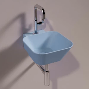 WA07PERVINCAMATT Подвесная раковина настенная квадратная Simas