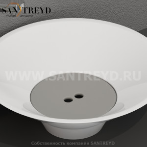 486059 Накладка на слив из керамики цвет Лед Kerasan Deco Италия