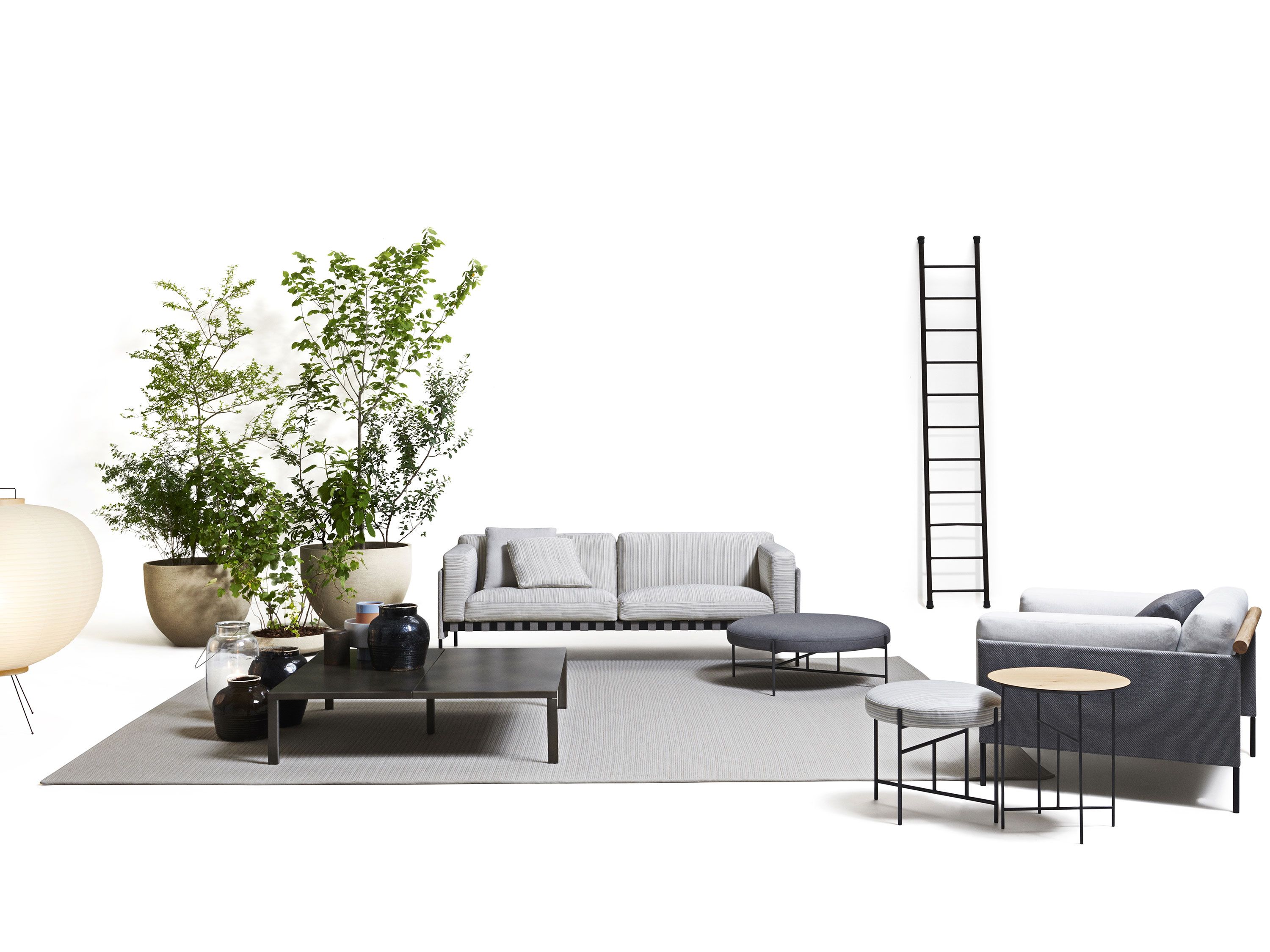 3-местный тканевый съемный садовый диван DE PADOVA Étiquette Outdoor ARCH-00143857 - Вид №3