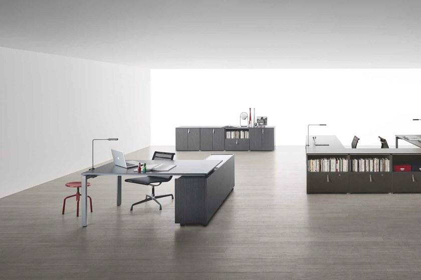 Citterio Алюминиевый стол со встроенной полкой Point sun-id-1422443 - Вид №1