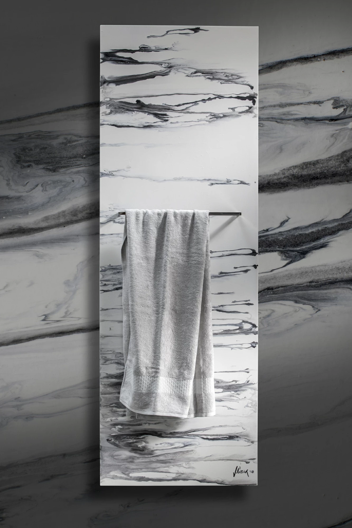 Электрический радиатор 130 x 50 cm Baron marbre Cinier  750 Вт sun-id-1218181 - Вид №1