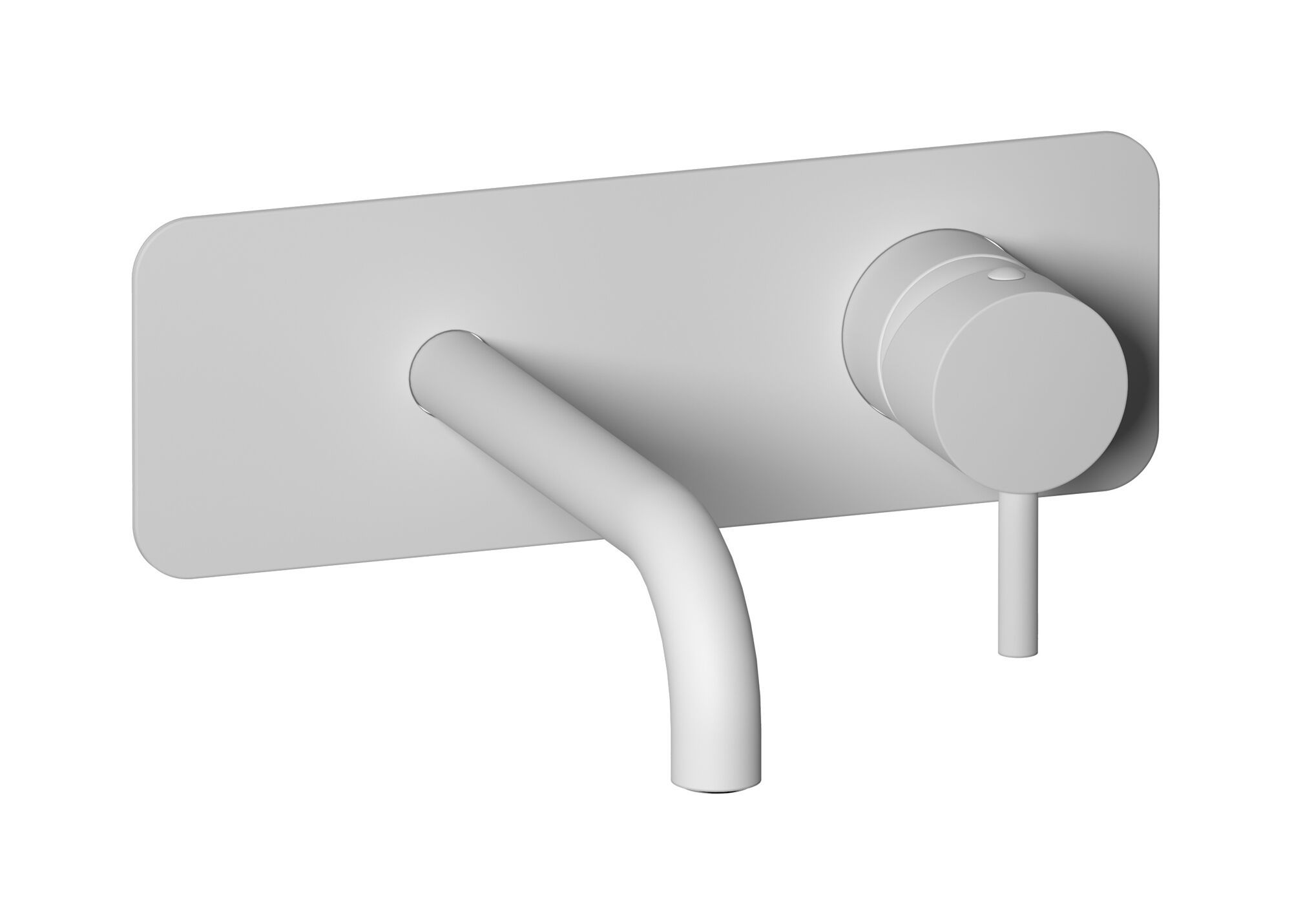 Настенный смеситель для раковины с 2 отверстиями и автоматическим сливом IB Milano Torino ARCH-00009603 - Вид №1