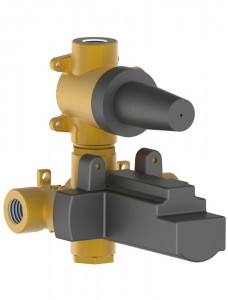 125002 Bellosta Rubinetterie ВСТРОЕННЫЙ ТЕРМОСТАТИЧЕСКИЙ СМЕСИТЕЛЬ С 2 ВЫХОДАМИ ДИВЕРТЕР 1/2 "