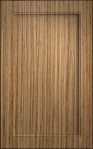 Фасады для кухни Кантри Фрезеровка «Дакота» Зебрано светлое №125