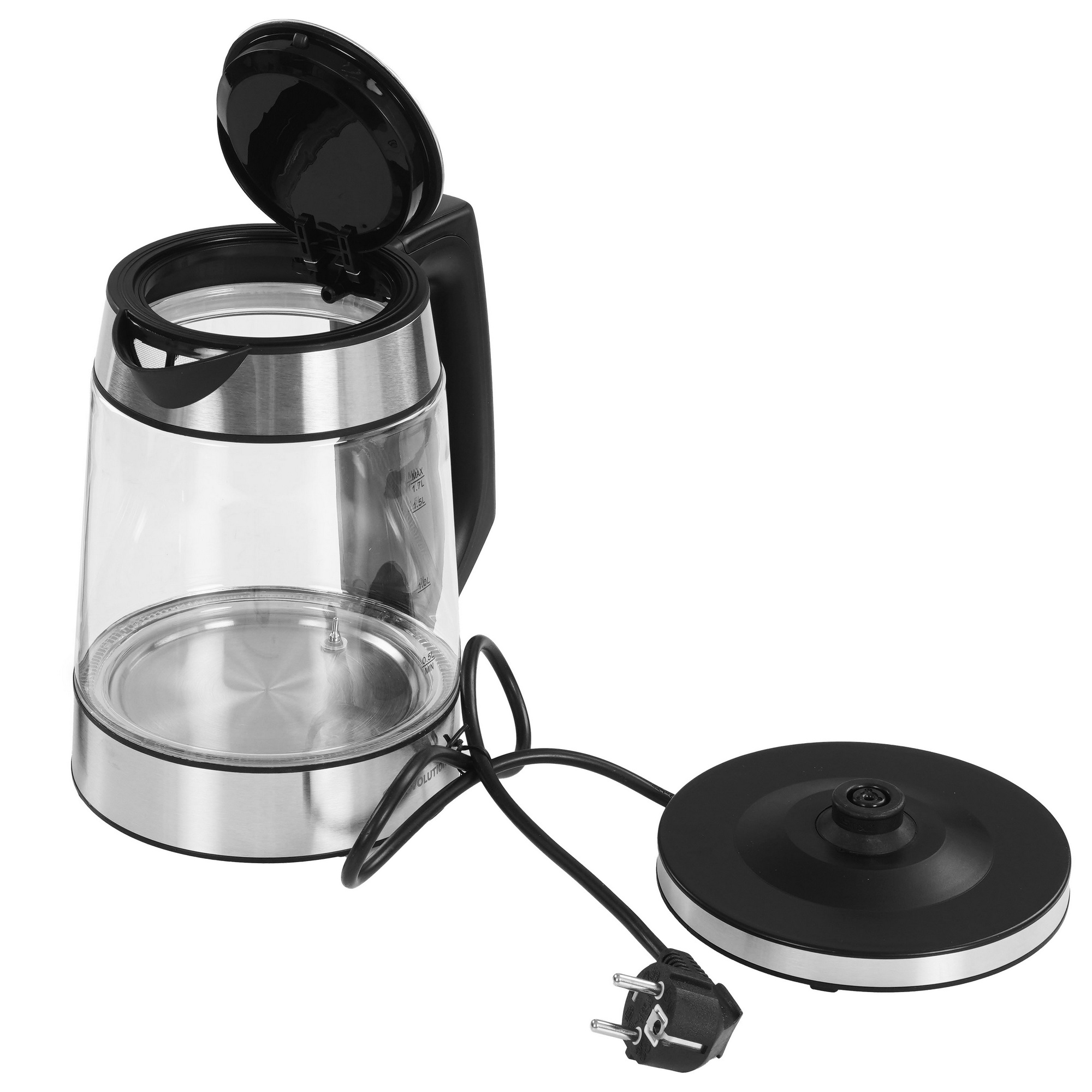 9990016 Электрочайник Evolution KG22171D серебристый STDN-0062965 - Вид №4