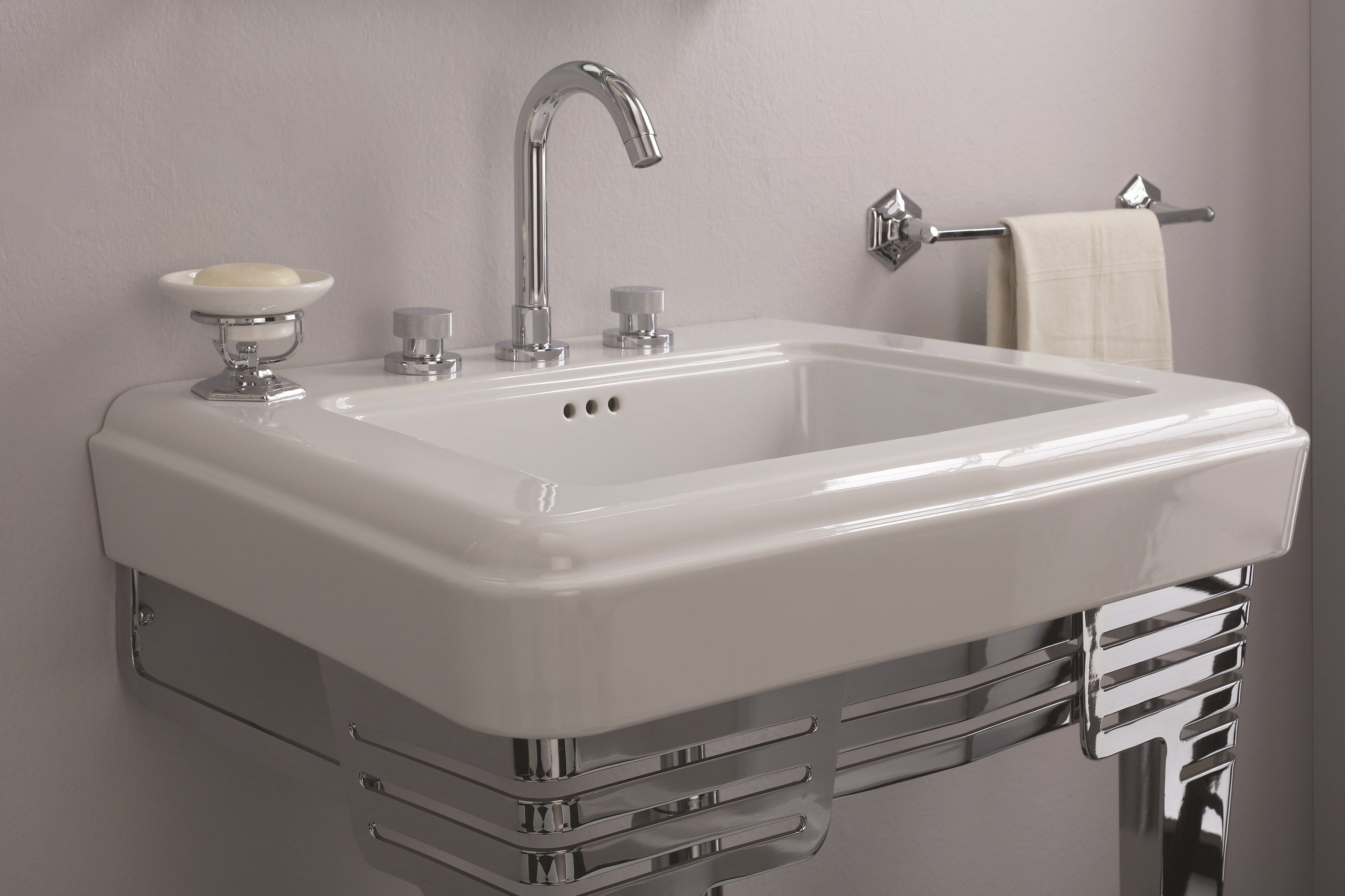 Керамическая раковина с одной консолью BLEU PROVENCE So Fifties ARCH-00061662 - Вид №2