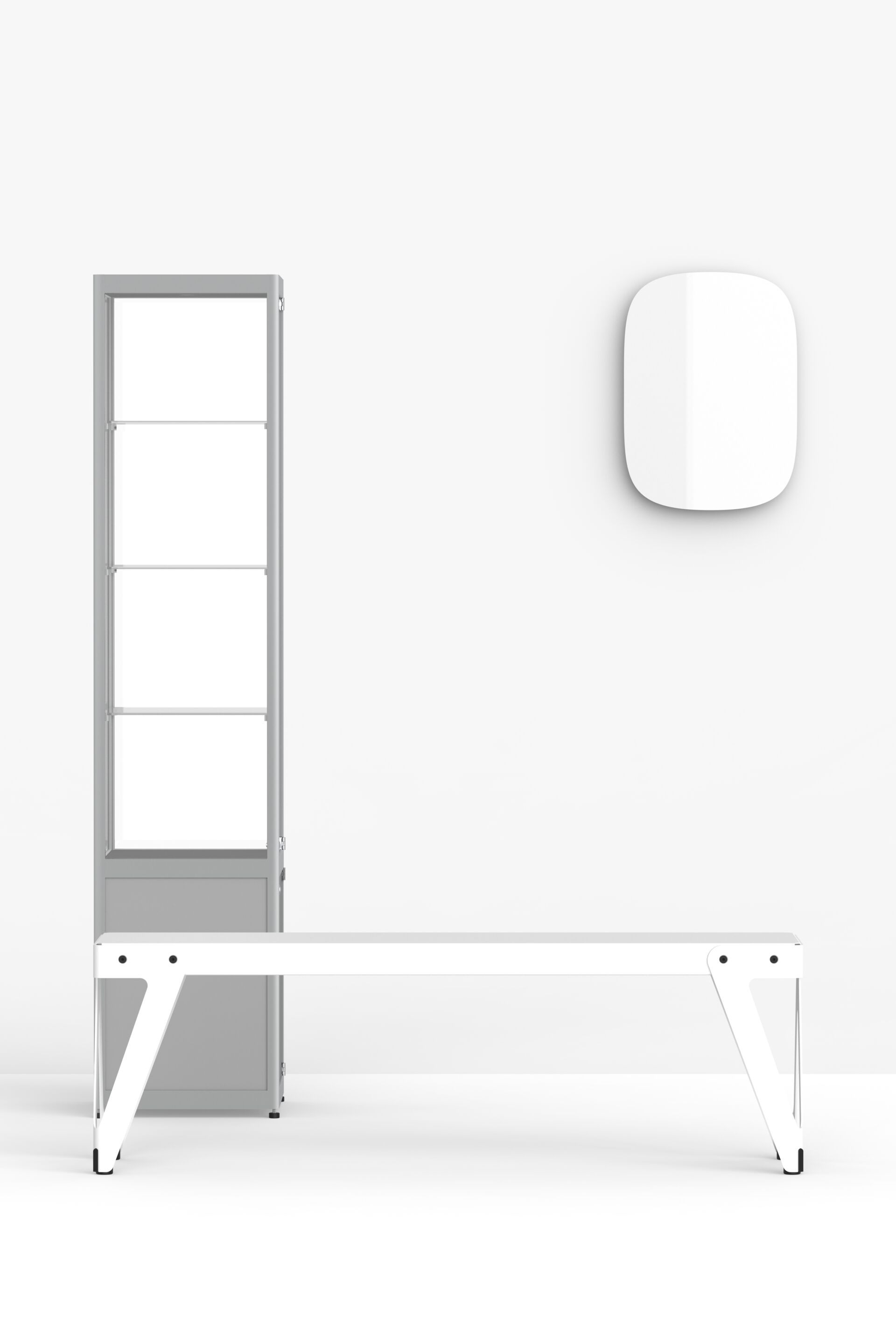 Настенное стеклянное зеркало FUNCTIONALS слайд ARCH-00054192 - Вид №4