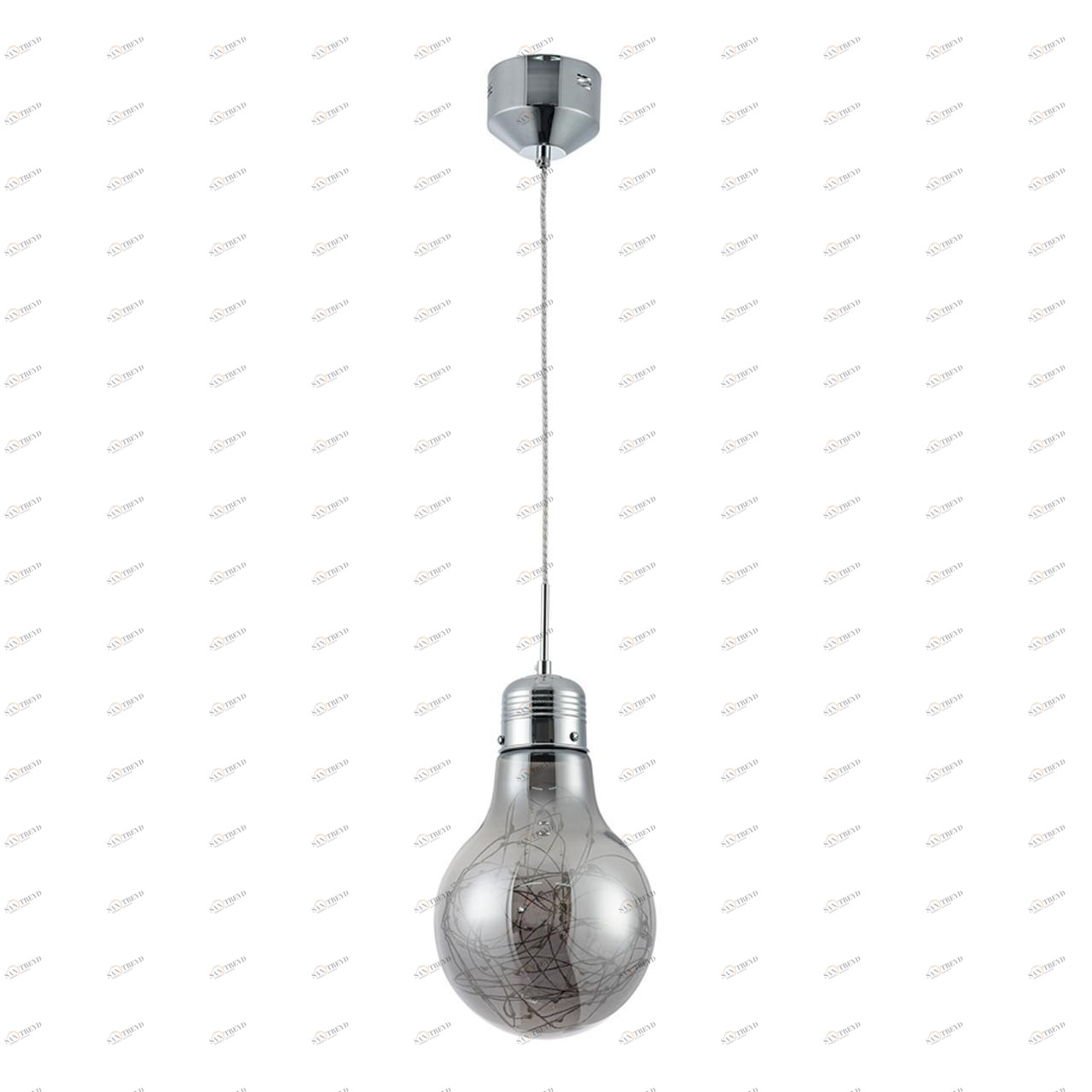 Подвесной светодиодный светильник Freya Isabel FR6156-PL01-9W-CH FREYA ISABEL GREY 196474 Серый 