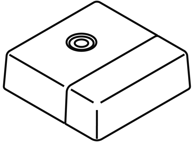100XA625 напольный дверной буфер HEWI Serie 180 | Edelstahl  - Вид №4