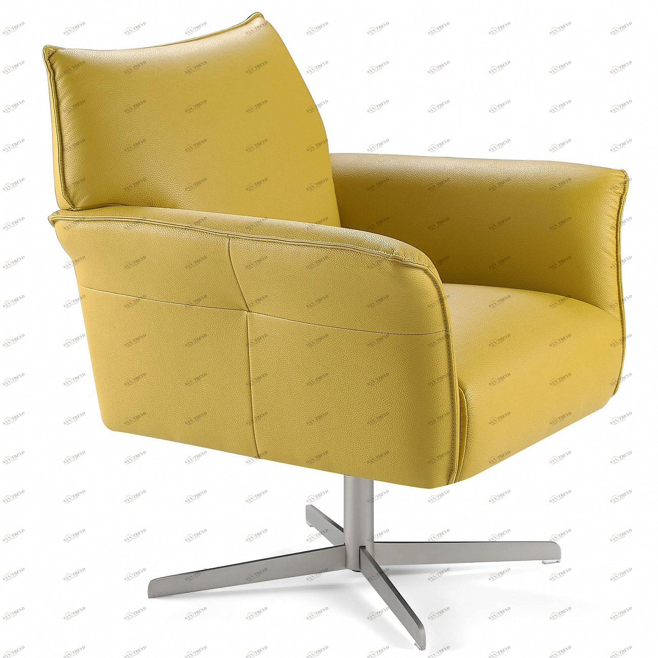 Поворотное кресло A1073 от Angel Cerda ANGEL CERDA ДИЗАЙНЕРСКИЕ 146913 Желтый 