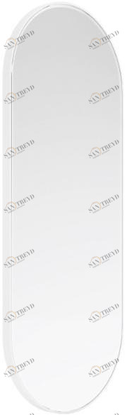 GANDIABLASCO Овальное зеркало из термолакированного алюминия с настенной рамой Solanas sun-id-1454014