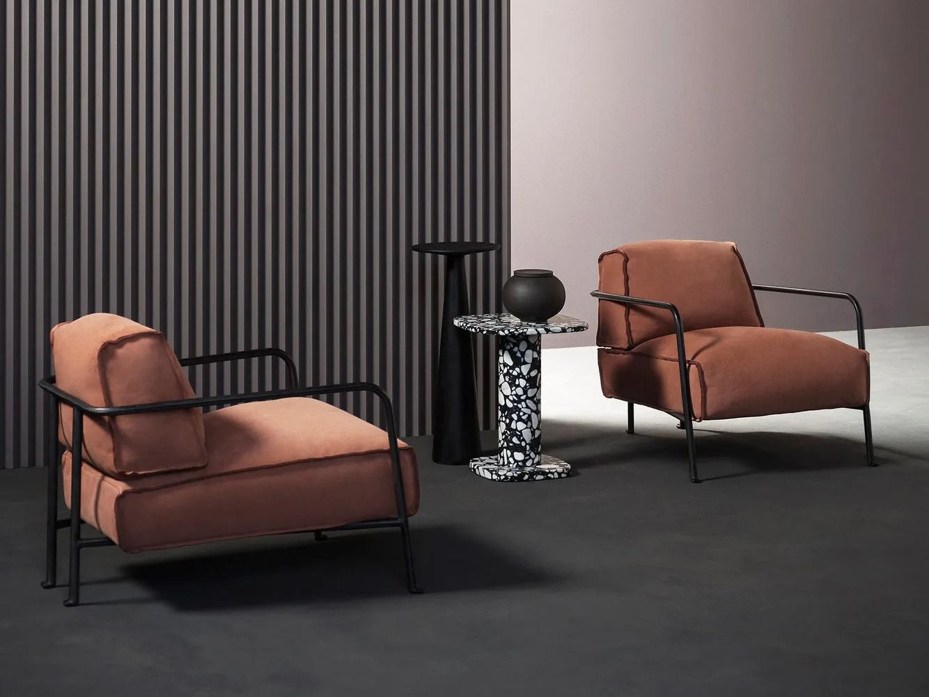 Кожаное кресло с подлокотниками Baxter Брюссель ARCH-00135046 - Вид №1