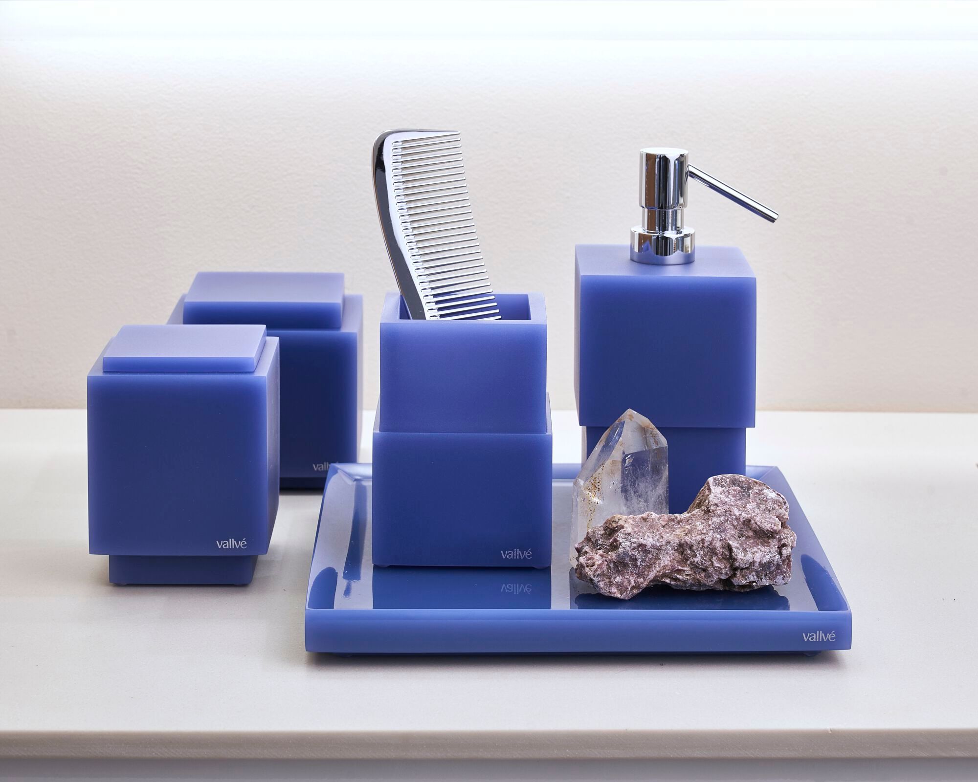 Держатель для хлопковых палочек из смолы с крышкой Vallvé METRO ARCH-00091522 - Вид №4