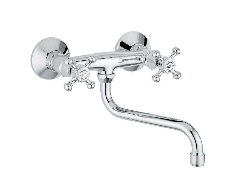 Хром латунь настенный кухонный кран Bugnatese Lady ARCH-00100736